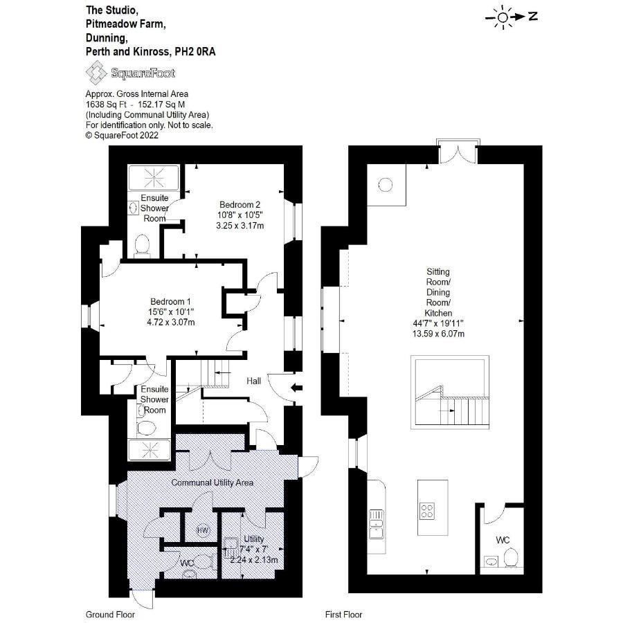 The Studio At Pitmeadow Farm Dunning Extérieur photo